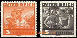 46202 - 1934 Mi.586, 587, 3 a 5 schilling, kat. 95€