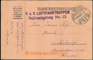 46497 - 1916 K.u.K. Luftfahrtruppen/ Ballonabteilung No.13  blue str