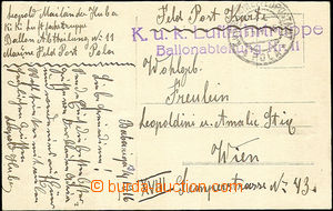 46518 - 1916 K.u.K.. Luftfahrtruppe (air troops)/ Ballonabteilung No