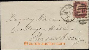 47757 - 1874 letter with Mi.22, in corners combination CG-GC, CDS Pa