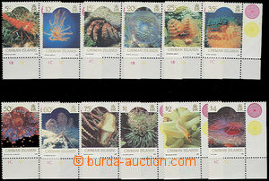47973 - 1986 Mi.572-583 Sea fauna, complete set 12 pcs of, all corne