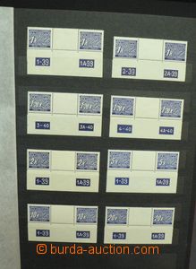 48065 - 1939-45 ČaM  specializovaná sbírka doplatních meziarší