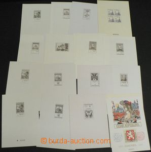 48073 - 1993-2005 CZECH REPUBLIC  selection of 26 pcs of black-print