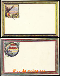48142 - 1915? 2ks pohlednic Offizielle Karte für Rotes Kreuz č.5-6