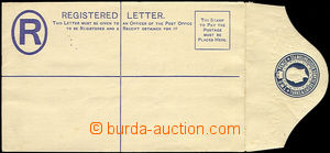 48155 - 1915? envelope for registered letter 2P, dark-blue, Un, pres