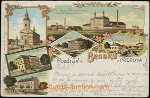 48262 - 1899 Brodek u Přerova, barevná kolážová litografie, ví