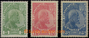 48281 - 1912 Mi.1x-3x, c.v.. 150€