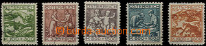 48289 - 1924 Mi.442-46, TB Welfare, illegible postmark, c.v.. 80€