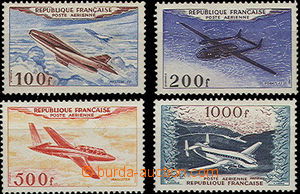48313 - 1954 Mi.987-990 airmail set, catalogue 250€