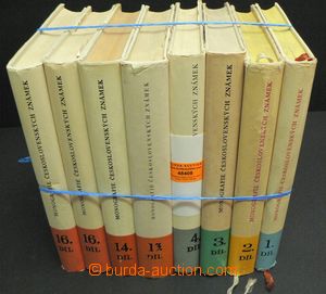 48408 - 1968-86 Monografie čs. známek, 1.-4. 13.,14. a 16. díl (I