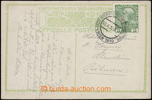 48428 - 1910 commemorative postmark Wien 1910/ the first Internation