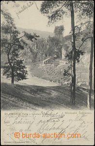 48506 - 1910 Blansko, partie s tunelem u Klepáčova, čb, DA, použ