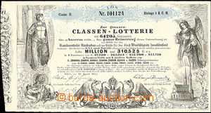 48542 - 1855 AUSTRIA  Austrian ticket Class - lottery, Classe II., b