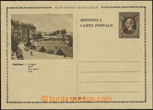 49001 - 1945 CDV81/9 Piešťany, strong price, overprint typography,