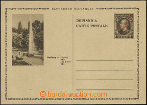 49008 - 1945 CDV81/17 Herľany, thin price, overprint typography, mi