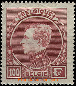 49335 - 1929  Mi.265 Albert I. production flaw - colour spot on the 