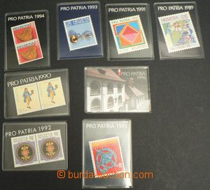 49337 - 1989-96 SWITZERLAND  comp. 8 pcs of stamp booklets Pro Patri