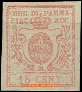 49348 - 1859 Mi.9, cihlově červená, luxusní střih, zk. Thier, R