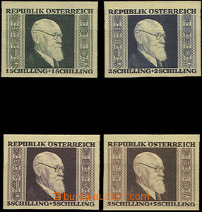 49394 - 1946 Mi.772B-775B Renner, inperforated, fresh, catalogue 320
