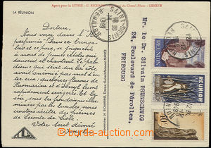 49478 - 1949 postcard with Mi.311, 313, 315 to Switzerland, CDS Sain