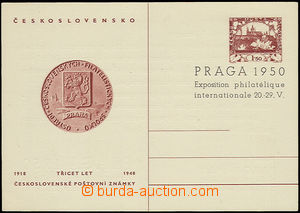 49528 - 1950 CDV95 dopisnice s úředním přítiskem A ve francouz
