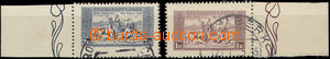 49644 - 1934 Pof.283B-284A, stamps from miniature sheet Anthem-issue