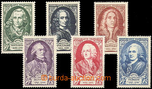 49666 - 1949 Mi.871-76, Personalities, c.v.. 20€