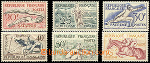 49675 - 1953 Mi.978-83 Sport, c.v.. 50€