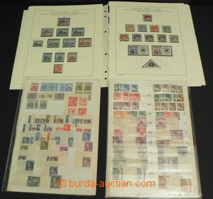 49779 - 1939-45 ČaM  sestava zn. včetně mnoha dublet, kupónů a 