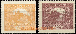 49786 -  Pof.17C, 25C, both stamp. special perforation line perforat