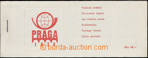 49904 - 1978 stamp-booklet PRAGA 1978, printing cover red, stamps Po