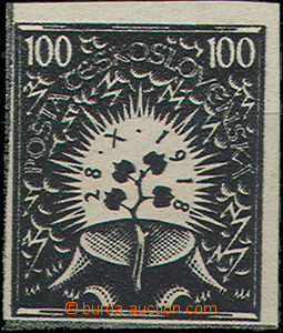 50060 - 1919 letterprint PLATE PROOF refused design/sketch on/for Le