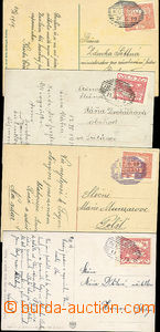 50086 - 1919 sestava 4ks pohlednic s velmi pěknými otisky rakousk