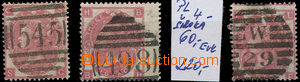50114 - 1865 comp. 3 pcs of stamp. Mi.23, printing plate 4 - wide, c