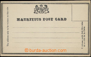 50208 - 1895 MAURITIUS blank form without a stamp, MAURITIUS POST CA