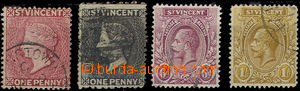 50217 - 1861-1914 comp. 4 pcs of stamp. Mi.1C,8, 92, 94, c.v.. 70€