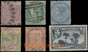 50228 - 1863-1938 sestava 6ks zn. z anglických kolinií, Barbados M