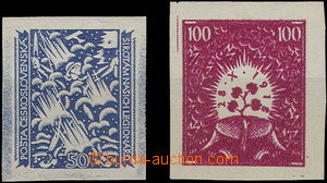 50274 - 1920 2 pcs of PLATE PROOF refused design/sketch on/for Legio
