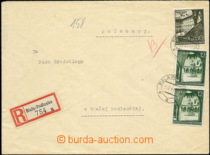 50278 - 1941 GENERALGOUVERNEMENT  R soudní dopis vyfr. zn. Mi.2x43,