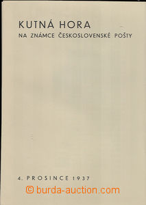 50318 - 1937 sestava 5ks pamětních listů Kutná Hora na známce 