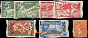 50331 - 1924 comp. 7 pcs of stamp. Mi.169-172 (169 2x, 170 2x), 167,