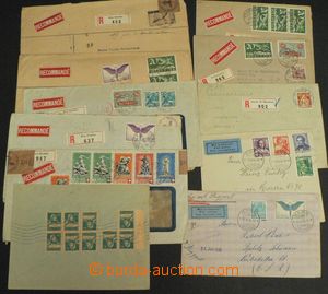 50488 - 1930-41 SWITZERLAND  comp. 11 pcs of mainly air-mail letters