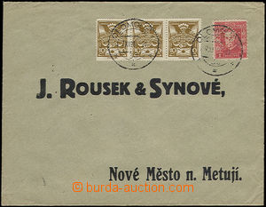 50776 - 1926 pre-printed commercial envelope J.Rousek & Sons sent as