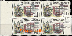50926 - 1978 Pof.2330 as blk-of-4 with L margin, with plate variety 