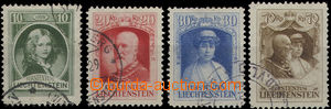 51099 - 1929 Mi.90-93, Prince Franz I., catalogue 170€
