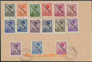 51236 - 1941 SERBIEN Mi.1-15 complete set of overprinted stamps, pas