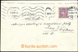 51267 - 1939 letter sent in the place, sent First Day Protectorate B