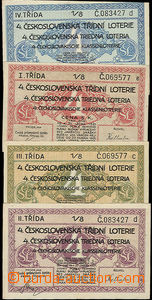 51310 - 1921 CZECHOSLOVAKIA 1918-39  4 pcs of tickets 4. Czechoslova