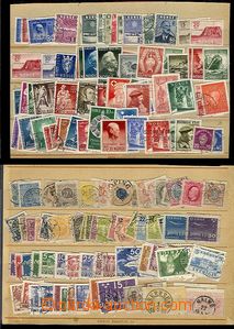 51466 - 1880-1945 NORWAY, SWEDEN  comp. of stamps on/for 3 pcs of st