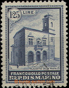 51537 - 1932 Mi.177 Postal building, light torso postmark, on revers